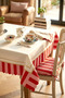 Modern Colorful Striped Tablecloth Stain-Resistant Stylish Design for Garden Balcony - 2