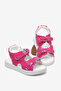 Children's Unisex Fuchsia Comfortable Fit Color Patterned Double Velcro Sandals - 2
