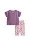 Knee-Length Tights and T-Shirt Set 1-7 Years Purple - 3