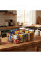 Clear Storage Bin with Handles — 32×15.5 cm | Fridge & Pantry Organizer - 4