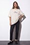 26Ytsh02027 Women's Print Embroidery Detailed T-Shirt - 2