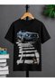 Unisex Oversize T-Shirt Jjz Vehicle Printed 100% Cotton T-Shirt Comfortable Fit