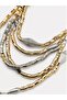 Multiple Women's Necklaces with Gold Pieces - 2