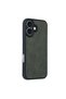 Apple iPhone 16 Case Aras Leather Cover - Dark Green - 2