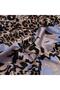 Wild Rose Patterned Silk Shawl 09408-Mink - 4