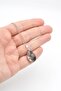 Original Natural Stone Drop Model Abalone Necklace 001 - 3