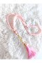 99 Pearl Prayer Beads with Vav Letter and Tassel, Dowry Gift and Mevlüt Gift - 2