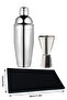 3 Piece Cocktail Set 350 ml Advantageous Shaker Package Mixology Equipment
