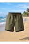2 Pieces Boys 5-15 Years Sea-Pool-Beach Shorts Waterproof and Lined Fabric Set - 2