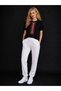 Women's Oversize T-Shirt Red Line Printed 100% Cotton T-Shirt Comfortable Fit
