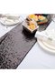 Silk Route Sequin Table Runner 12x72 inch Glitter Fabric Table Linens Runner Fabric Decorations for Holiday Wedding Birthday Outdoor Party Decor(Black) - 3