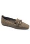 Feles Knitwear Beaded Buckle Detailed Women's Ballerina Shoes Brown - 2