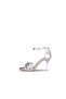 221 Mg Silver Heeled Women's Shoes - 4