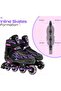 Professional Inline Skates with 8 Illuminated Wheels - Comfortable Roller Skates for Kids And Teens-Pink (EU 35-38) TMX-015-M - 8