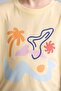100% Cotton Regular Fit Crew Neck Safari Printed Short Sleeve Light Yellow T-Shirt for Boys H7561A82 - 4