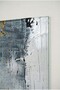 Luxury Anthracite and Gold Foil Patterned Decorative Glass Painting Set of 2 - Office and Home Painting - 4