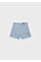 Girl's Striped Shorts Blue - 3