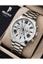 Men's Wristwatch with White Color Dial, Combination of Stylish and Modern Design, Gift Boxed (Functions for Decorative Purposes) - 3