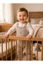 Hair Braided Pocketed Knitwear Baby Salopet Jumpsuit / Combed Cotton Gift Set - 2