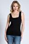 6529 Zero Sleeve Square Neck Women's Tank Top - 3