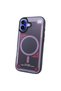 Urr Cool Series Matte Pure Pc Magsafe Cover Compatible with iPhone 16 - Black