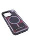 Urr Cool Series Matte Pure Pc Magsafe Cover Compatible with iPhone 15 Pro Max - Black - 7