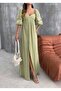 Maxi Boy Gofre Elbise - 3