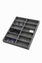 Domestic Production Havana Model Suede Fabric 36-38 cm Drawer Glasses Stand