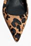 Kitten-heeled leather slingbacks - 7