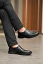 Men's Leather Large Size (45-48) Comfortable Daily Casual Shoes with Flexible Side Elastic and Leather Look