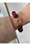 Burgundy Pearl Bracelet - 2