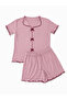 Camisole Shorts Pajama Home Set Women's Dusty Rose - 8