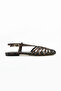Alba Caged Thin Strap Flat Sole Casual Women's Sandals - 2