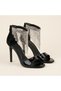 Livia Pendant Stone-Studded Patent Leather Heeled Shoes - 3