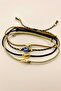 5 Pieces Bohemian Series Navy Blue Brown Earth Colors Luxury Anklet Set with Sea Beach Figures - 3