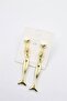 Fish earrings - gold - 2