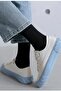 6 Pairs of Unisex Cotton Plain Black College Socks - 4