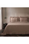 Tanya Double Pique Bedspread Set 100% Cotton Woven Powder 260X240 cm