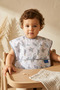 Marino Ocean Series Waterproof Wearable Baby Bib - Stain-Proof, Liquid-Proof with Pocket