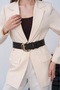 Imported Buckle Women's Belt Dress Belt Shirt Belt Jacket Belt - 2