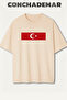 Turkey National Teams Printed Premium Oversize Cotton T-Shirt