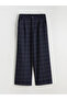 Girl's Plaid Pleated Trousers