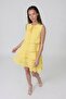 Tie-Detail Sleeveless Layered Mini Dress - 2