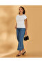 Women White Embellished T-Shirt - 5