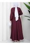 Yw Women's Kupra Fabric Belted Skirt Set 3 Pieces - 2