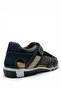 516 Orthopedic 100% Genuine Leather Boys' Navy Blue Corseted Sandals - 5