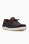 Men's leather loafer casual shoes 26y 1412601 brown - 4
