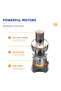 Mini Electric Food Processor – 5-in-1 Multifunction Vegetable Chopper, Salad Maker & Cheese Grater with Direct-to-Bowl Output (200W) - 4