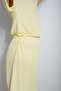 Girls' Yellow Turquoise Fabric Soft Oversize Loose Set - 4