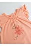 Organic Bloomie 2-Piece Shorts Jumpsuit Orange - 3